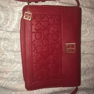 Calvin Klein Red Cross body bag